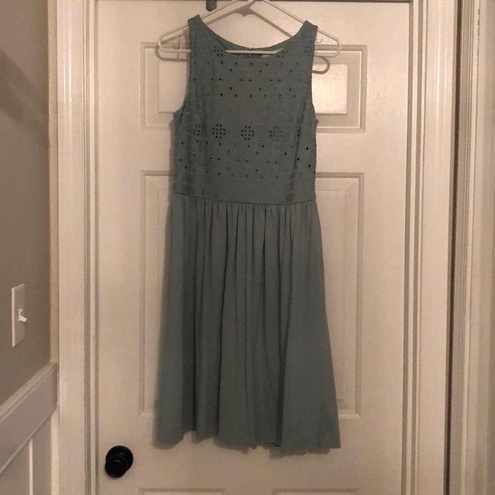 Pastel green dress